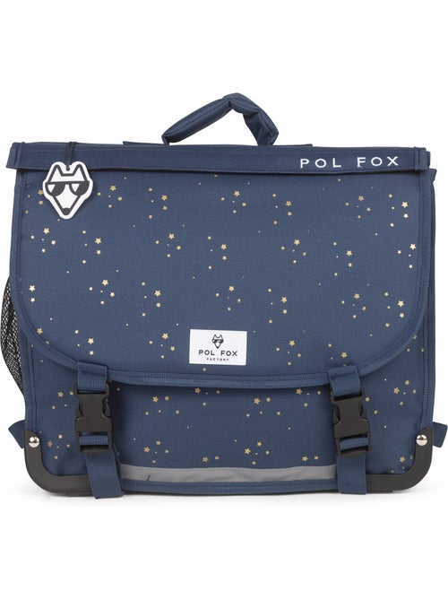 Mochila escolar niña POL FOX STAR BLUE 41 cm reversible 2 compartimentos azul marino motivo estrella - Kiabi Mochila escolar niña POL FOX STAR BLUE 41 cm reversible 2 compartimentos azul marino motivo estrella - Kiabi