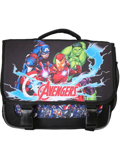 Mochila escolar niño Avengers 38 cm negra 2 compartimentos - Kiabi