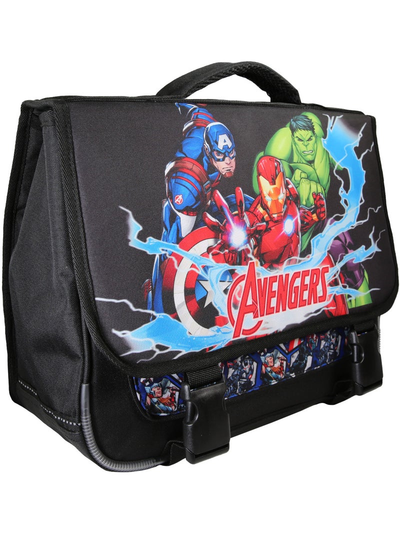 Mochila escolar niño Avengers 38 cm negra 2 compartimentos Multicolor - Kiabi