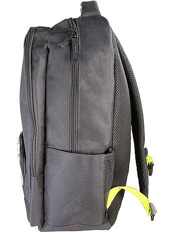 Mochila escolar niño Beyblade X 38 cm negra y verde 2 compartimentos