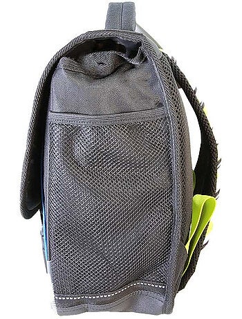 Mochila escolar niño Beyblade X 38 cm negra y verde 2 compartimentos