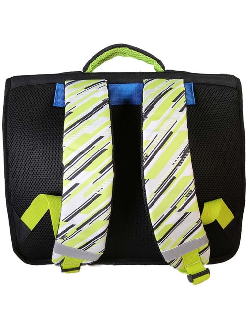 Mochila escolar niño Beyblade X 38 cm negra y verde 2 compartimentos - Kiabi