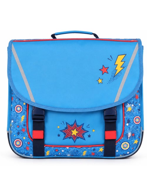 Mochila escolar niño Superman 38 cm azul y roja 2 compartimentos - Kiabi Mochila escolar niño Superman 38 cm azul y roja 2 compartimentos - Kiabi