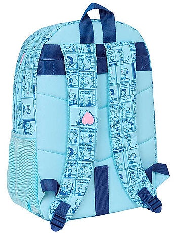 Mochila escolar peanuts estampada de tejido snoopy