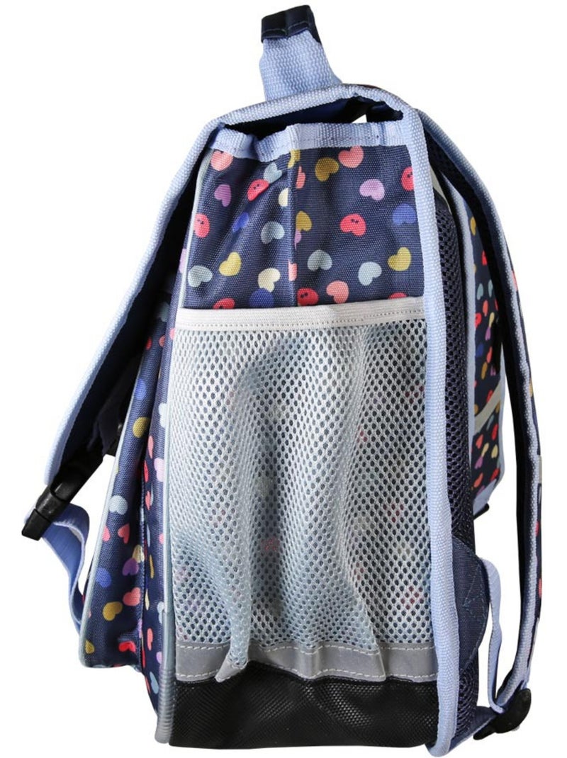 Mochila escolar perro y gato – chacha style 2 compartimentos infantil – 36 cm Multicolor - Kiabi