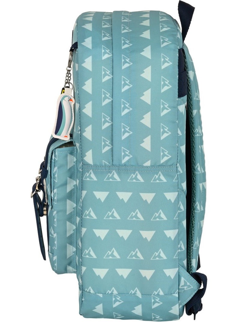 Mochila escolar reciclado 14 l national geographic safta Azul verde claro - Kiabi