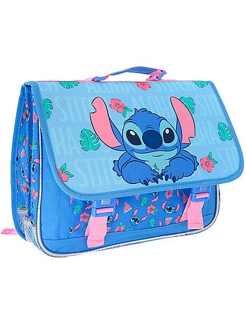Mochila escolar rectangular bandolera lilo y stitch 41 cm motivo stitch sandía