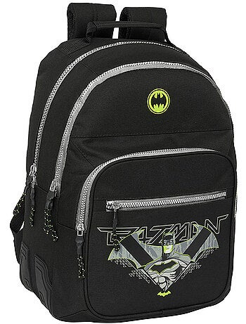 Mochila escolar rectangular de poliéster game over batman