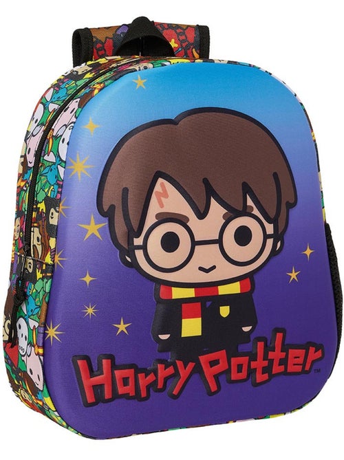 Mochila escolar rectangular infantil harry potter con frontal 3d termoformado de eva - Kiabi Mochila escolar rectangular infantil harry potter con frontal 3d termoformado de eva - Kiabi