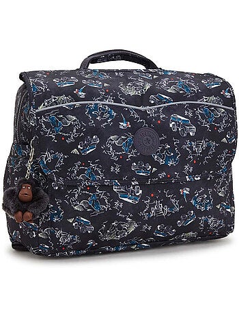 Mochila escolar rectangular infantil kipling codie m jungle fun race 38 cm - calidad premium