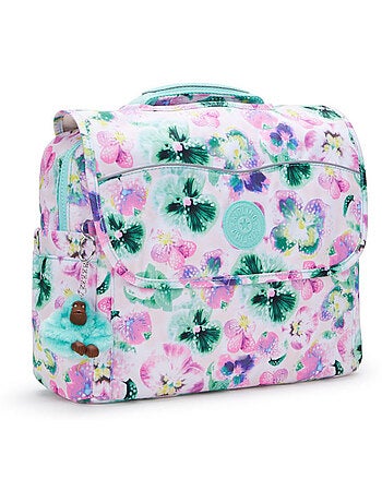 Mochila escolar rectangular infantil kipling codie s fleurs d'eau 30 cm - calidad premium