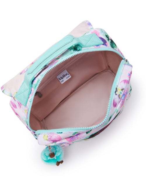 Mochila escolar rectangular infantil kipling codie s fleurs d'eau 30 cm - calidad premium - Kiabi