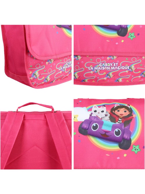Mochila escolar rectangular infantil la casa de muñecas de gabby magic house 32 cm 1 compartimento - Kiabi Mochila escolar rectangular infantil la casa de muñecas de gabby magic house 32 cm 1 compartimento - Kiabi