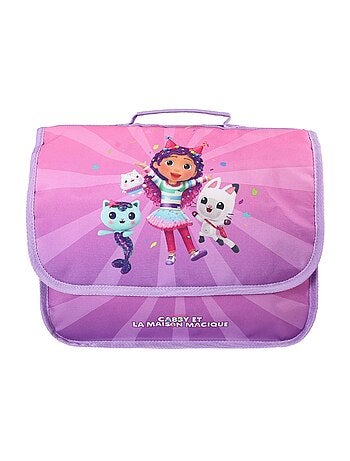 Mochila escolar rectangular infantil la casa de muñecas de gabby magic house 32 cm 1 compartimento