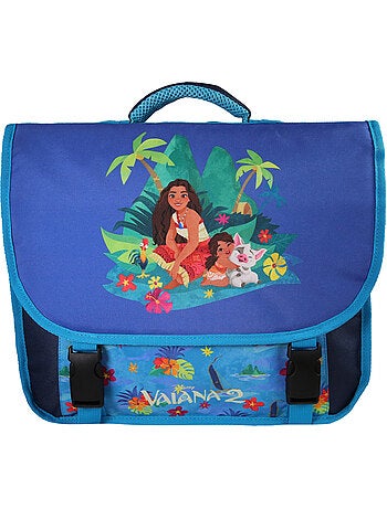 Mochila escolar rectangular infantil vaiana 2 compartimentos 38 cm