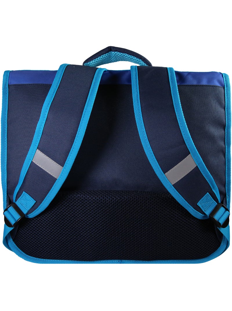 Mochila escolar rectangular infantil vaiana 2 compartimentos 38 cm Azul oscuro - Kiabi