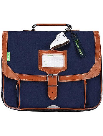 Mochila escolar rectangular infantil/1º primaria camille 'tann's' – poliéster reciclado impermeable