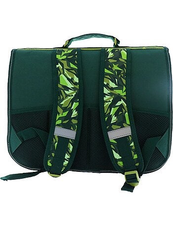 Mochila escolar rectangular kid'z bag de poliéster con t-rex estampado