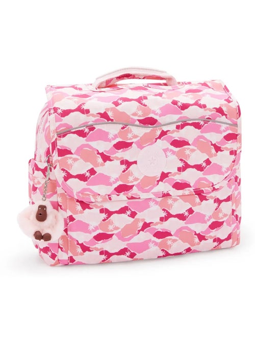 Mochila escolar rectangular kipling codie s de poliéster reciclado pink palm - Kiabi Mochila escolar rectangular kipling codie s de poliéster reciclado pink palm - Kiabi