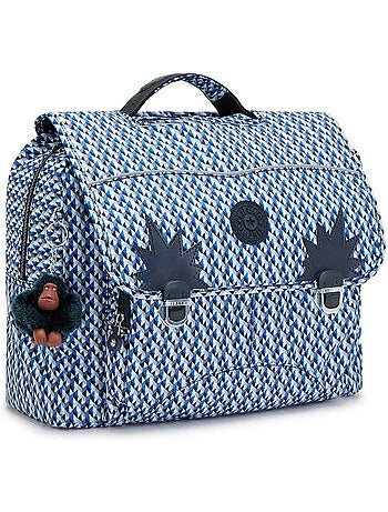 Mochila escolar rectangular kipling iniko 40 cm boy geo, 2 compartimentos con cremallera