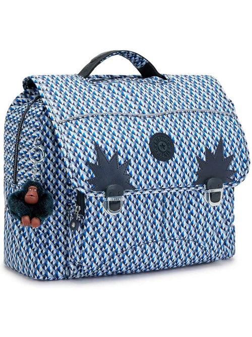 Mochila escolar rectangular kipling iniko 40 cm boy geo, 2 compartimentos con cremallera - Kiabi