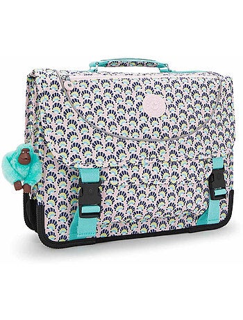 Mochila escolar rectangular kipling preppy coquillages 41 cm - 3 compartimentos