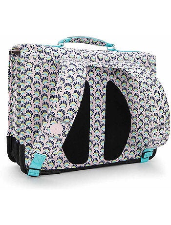 Mochila escolar rectangular kipling preppy coquillages 41 cm - 3 compartimentos