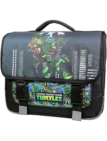 Mochila escolar rectangular las tortugas ninja 38 cm