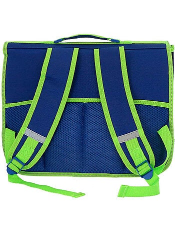 Mochila escolar rectangular minecraft creeper boom de poliéster