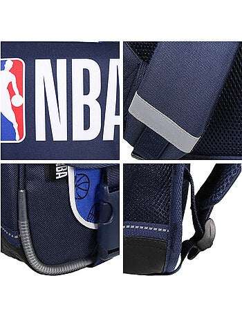 Mochila escolar rectangular nba basketball bagtrotter 38 cm poliéster 2 compartimentos