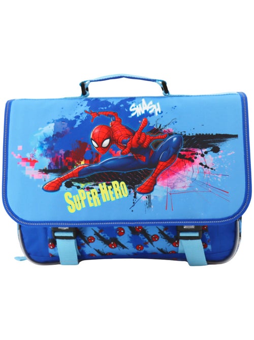 Mochila escolar rectangular spider-man de poliéster con estampado de acción - Kiabi