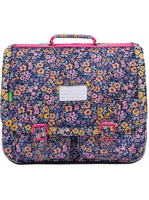 Mochila escolar rectangular tann's elena 41 cm estampado wax flúor rosa 2 compartimentos - Kiabi Mochila escolar rectangular tann's elena 41 cm estampado wax flúor rosa 2 compartimentos - Kiabi