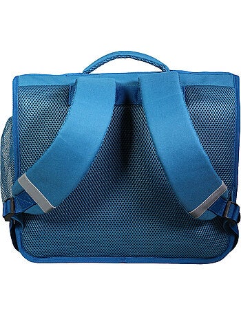 Mochila escolar rectangular tipo messenger minions game over 38 cm con solapa y 2 compartimentos