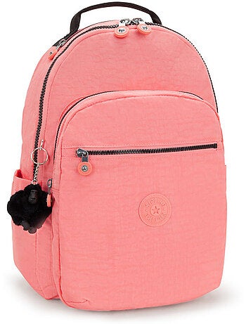 Mochila escolar seoul peach peace 44 cm - compartimento para portátil