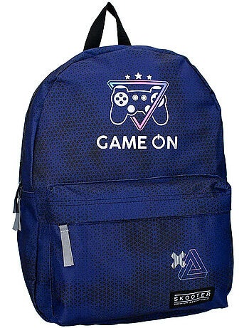 Mochila escolar skooter game on - forma estructurada - 39 cm