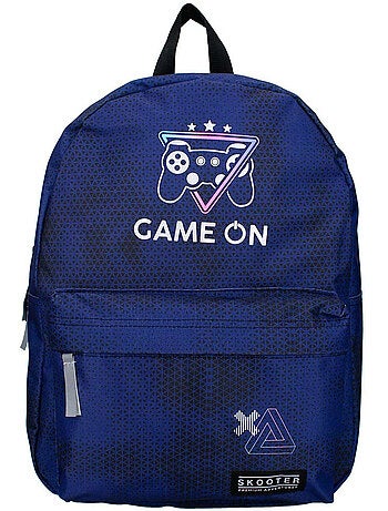 Mochila escolar skooter game on - forma estructurada - 39 cm