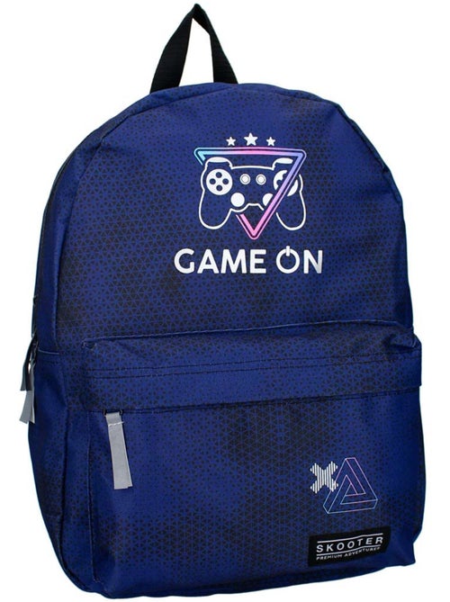 Mochila escolar skooter game on - forma estructurada - 39 cm - Kiabi Mochila escolar skooter game on - forma estructurada - 39 cm - Kiabi