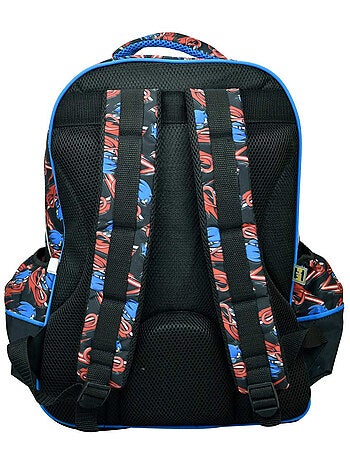 Mochila escolar sonic prime estampada 2 compartimentos