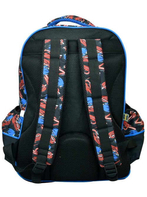 Mochila escolar sonic prime estampada 2 compartimentos - Kiabi Mochila escolar sonic prime estampada 2 compartimentos - Kiabi