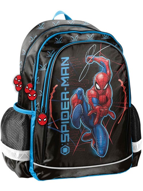 Mochila escolar spider-man con acabado sintético brillante paso - Kiabi