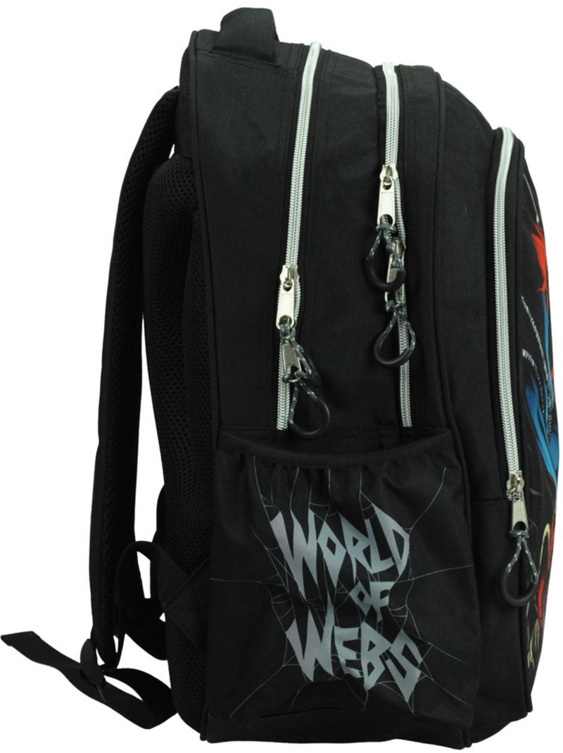 Mochila escolar spider-man de tejido resistente Negro - Kiabi
