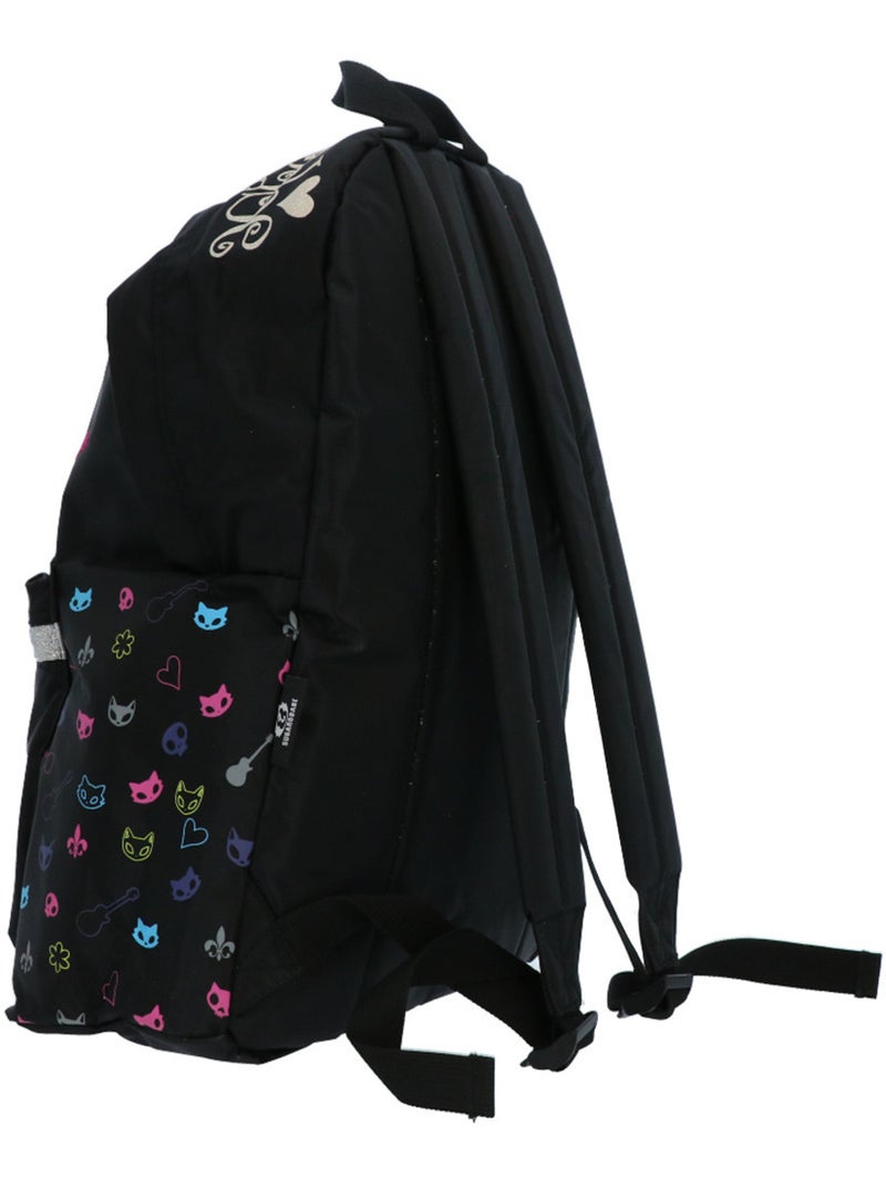 Mochila escolar sugar & babe mysterious cats pop-rock 45 cm Negro Blanco Gris - Kiabi