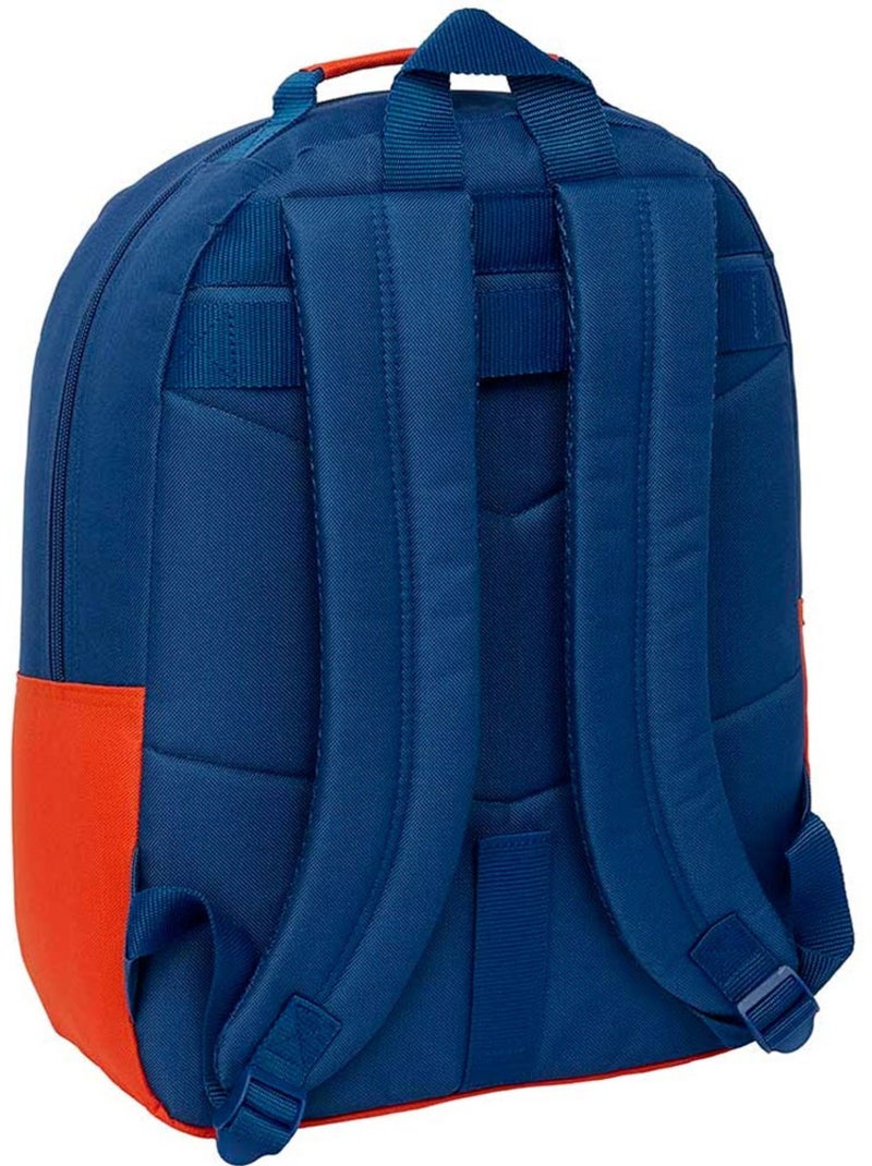 Mochila escolar super mario 42 cm poliéster 600d con cremallera Azul Naranja claro Negro - Kiabi