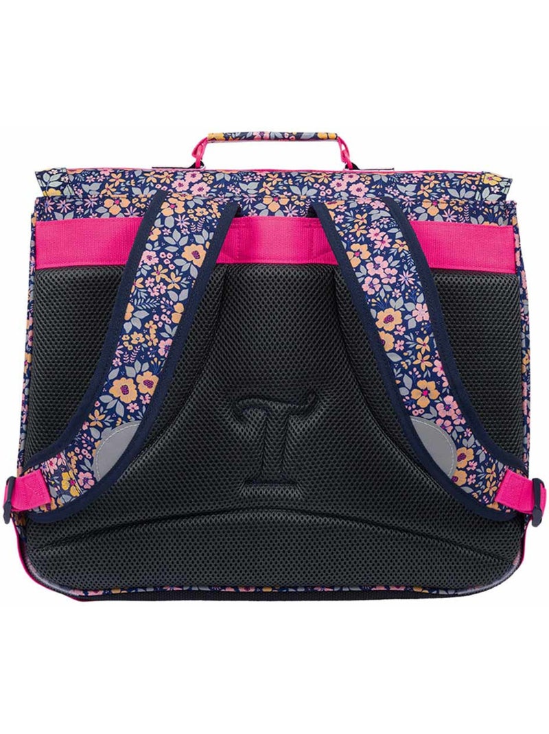 Mochila escolar tann's elena 41 cm estampado wax flúor rosa 2 compartimentos Rosa - Kiabi