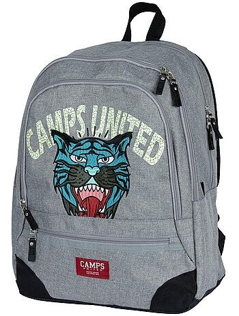 Mochila escolar tigre camps united 42 cm - 2 compartimentos