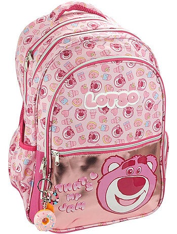 Mochila escolar toy story lotso 27 l con doble compartimento con cremallera