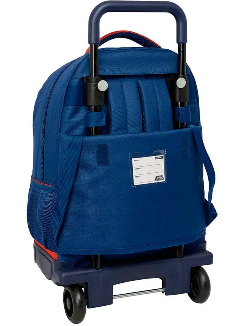 Mochila escolar trolley super mario mamma mia poliéster 600d 22 l Rojo - Kiabi