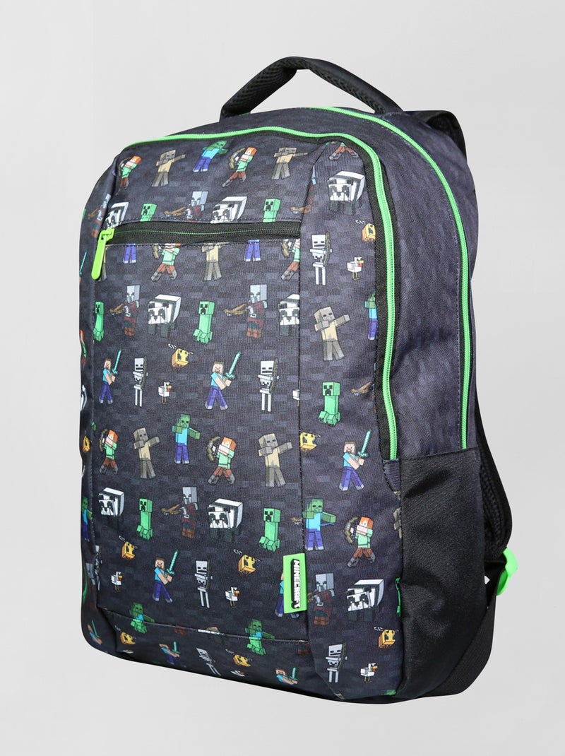 Mochila estampada 'Minecraft' NEGRO - Kiabi