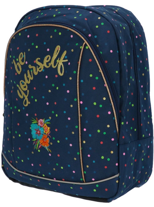 Mochila ettavee be yourself 2 compartimentos 42 cm - Kiabi Mochila ettavee be yourself 2 compartimentos 42 cm - Kiabi