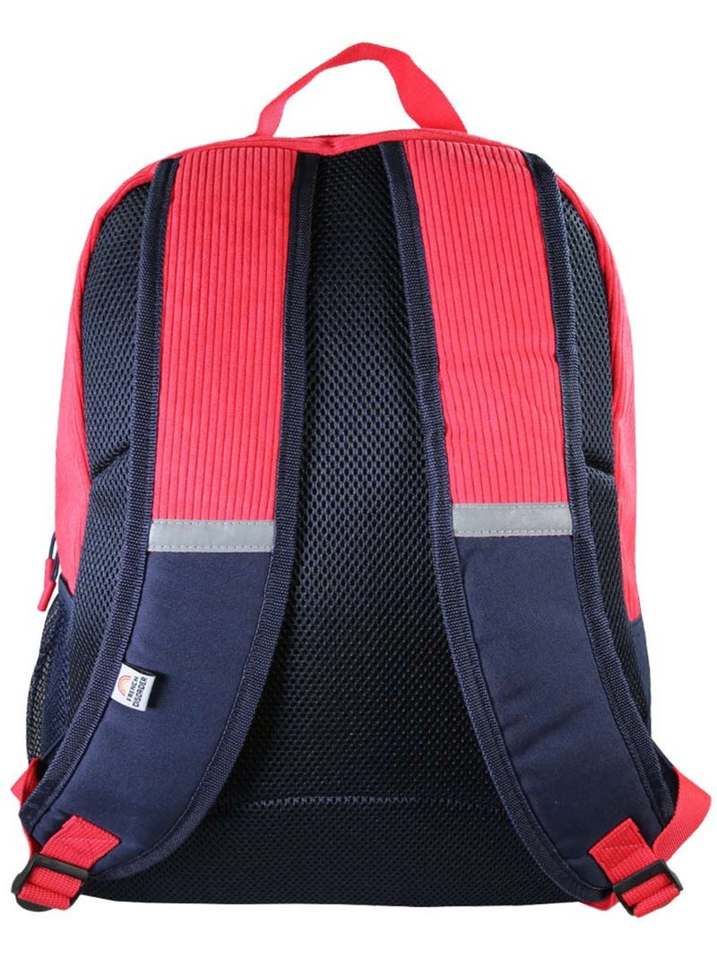 Mochila – french disorder 2 compartimentos – 42 cm – cmp Rojo - Kiabi